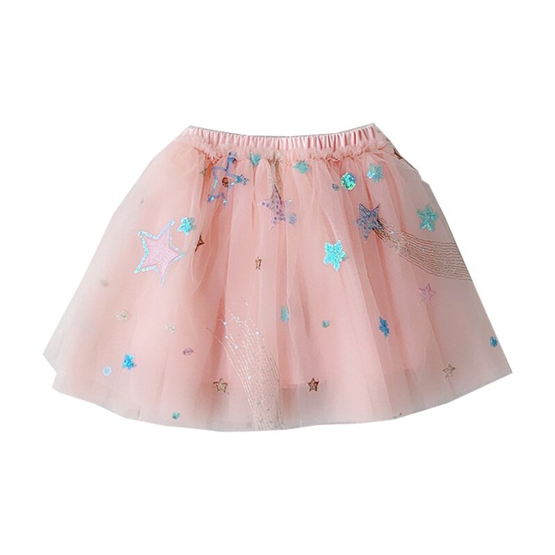 Pink tulle skirt for kids-Pink tulle skirt for kids-TM2002