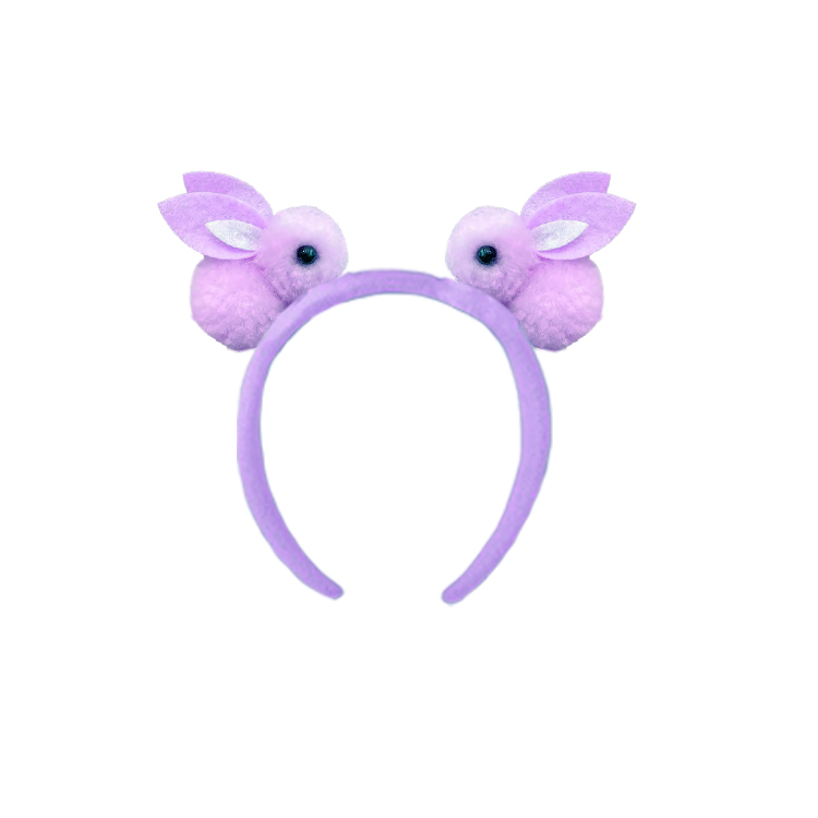 21005-Plush Bunny Ear Headband