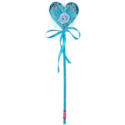 61037-Blue Heart - Shaped Sparkle Wand
