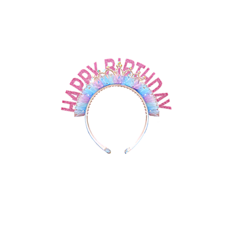 21029-Sparkly Birthday Crown Headband