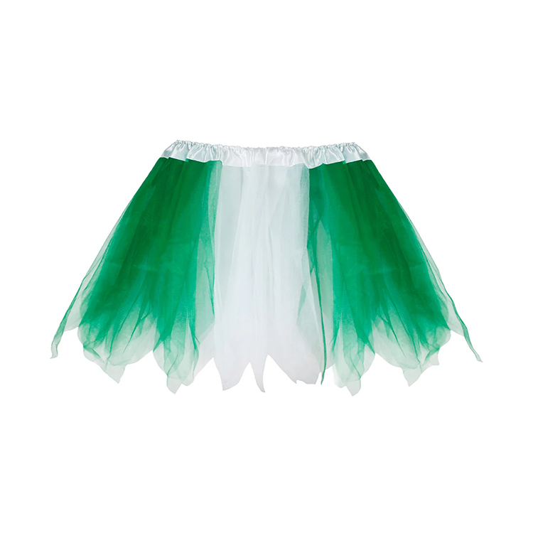 16004-Green and White Fairy Tutu Skirt