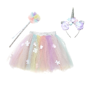 3Pcs fairy unicorn tutu set