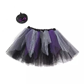 2Pcs Halloween tulle skirt set