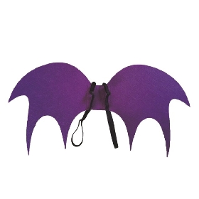 Purple bat felt wing