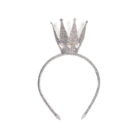 Silver crown hairband