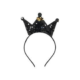 Black crown hairband