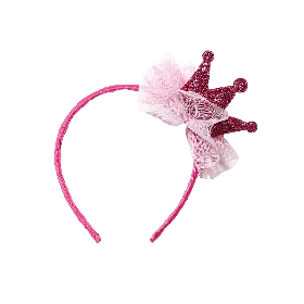 Pink crown hairband