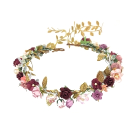 Flower trim garland