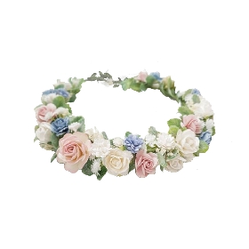 Flower trim garland