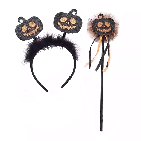 Funny Pumpkin Wand Set