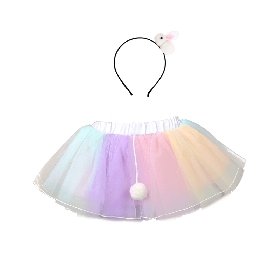 Light rainbow tutu set