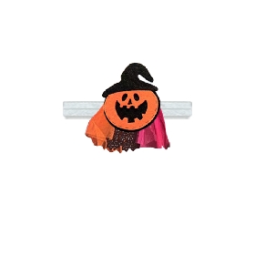 Pumpkin Witch Headband for Kids